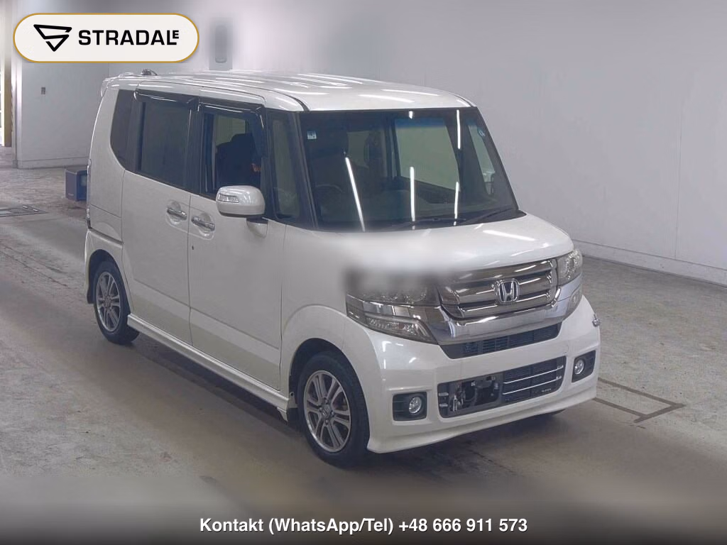 HONDA N-BOX CUSTOM G･L PACKAGE 2016, aukcja z Japonii, zdjęcie 1