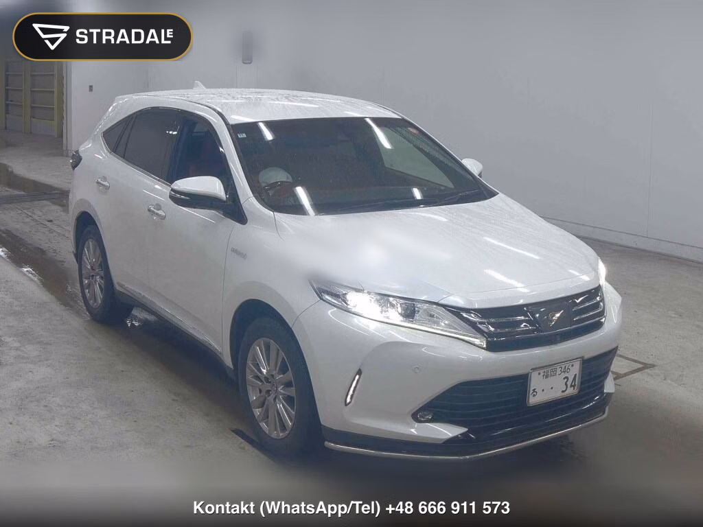 TOYOTA HARRIER HYBRID 4WD PROGRESS METAL AND LEATHER PACKAGE 2018, aukcja z Japonii, zdjęcie 1