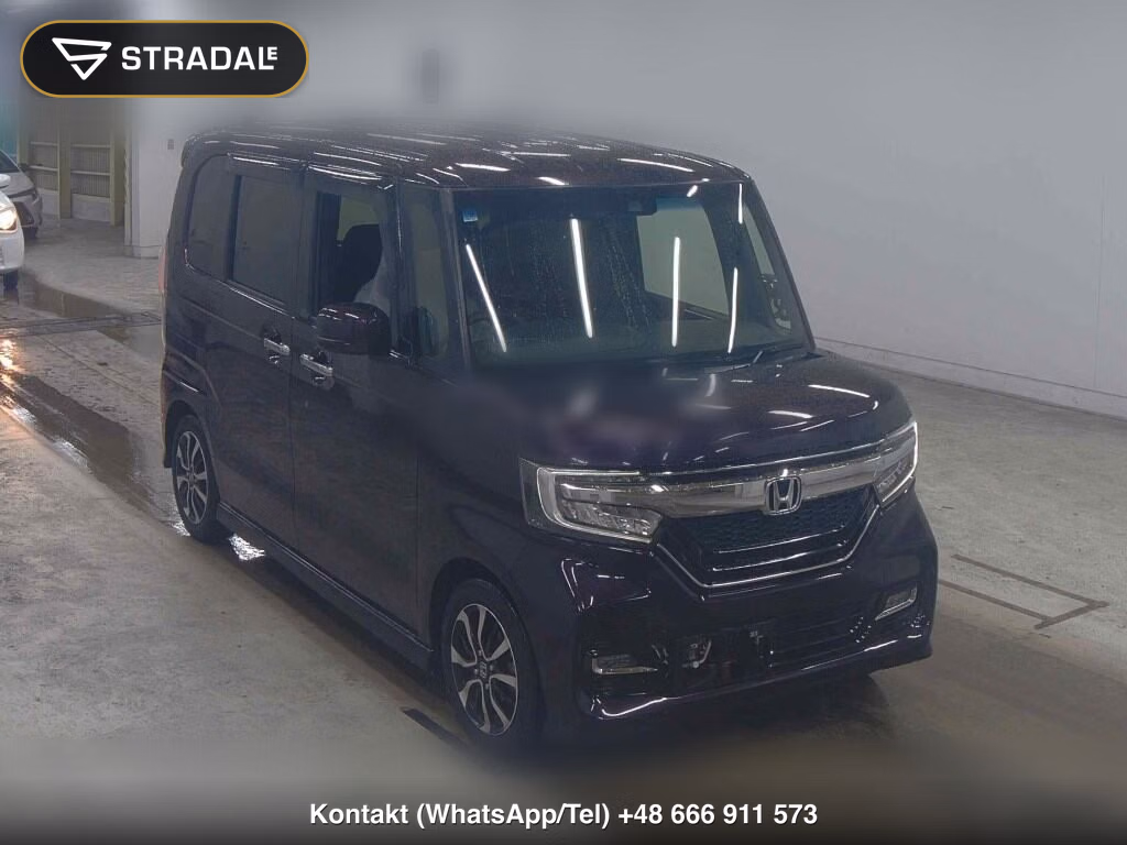 HONDA N-BOX CUSTOM G･L HONDA SENSING 2019, aukcja z Japonii, zdjęcie 1