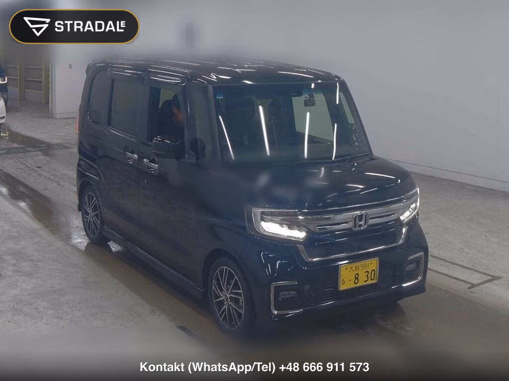 HONDA N-BOX CUSTOM L･TURBO 2021, aukcja z Japonii, zdjęcie 1