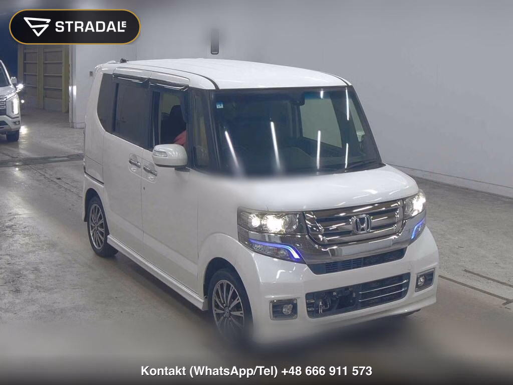 HONDA N-BOX CUSTOM 4WD G・TURBO L PACKAGE 2017, aukcja z Japonii, zdjęcie 1