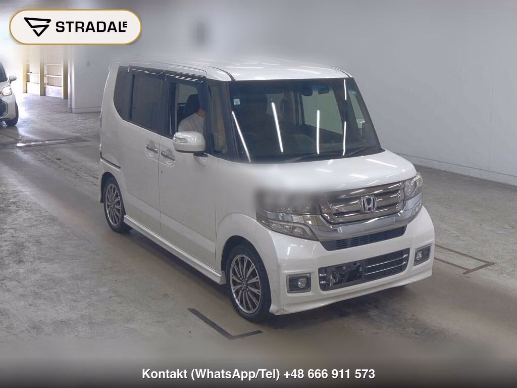 HONDA N-BOX CUSTOM G・TURBO L PACKAGE 2015, aukcja z Japonii, zdjęcie 1