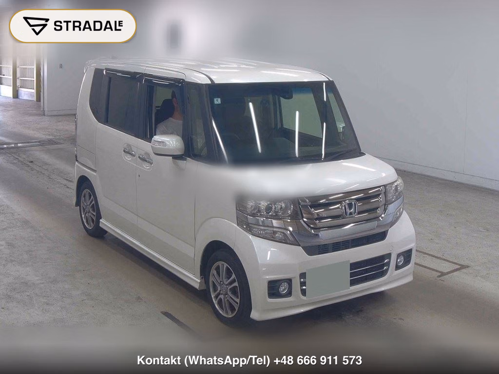 HONDA N-BOX CUSTOM G・L PACKAGE 2016, aukcja z Japonii, zdjęcie 1