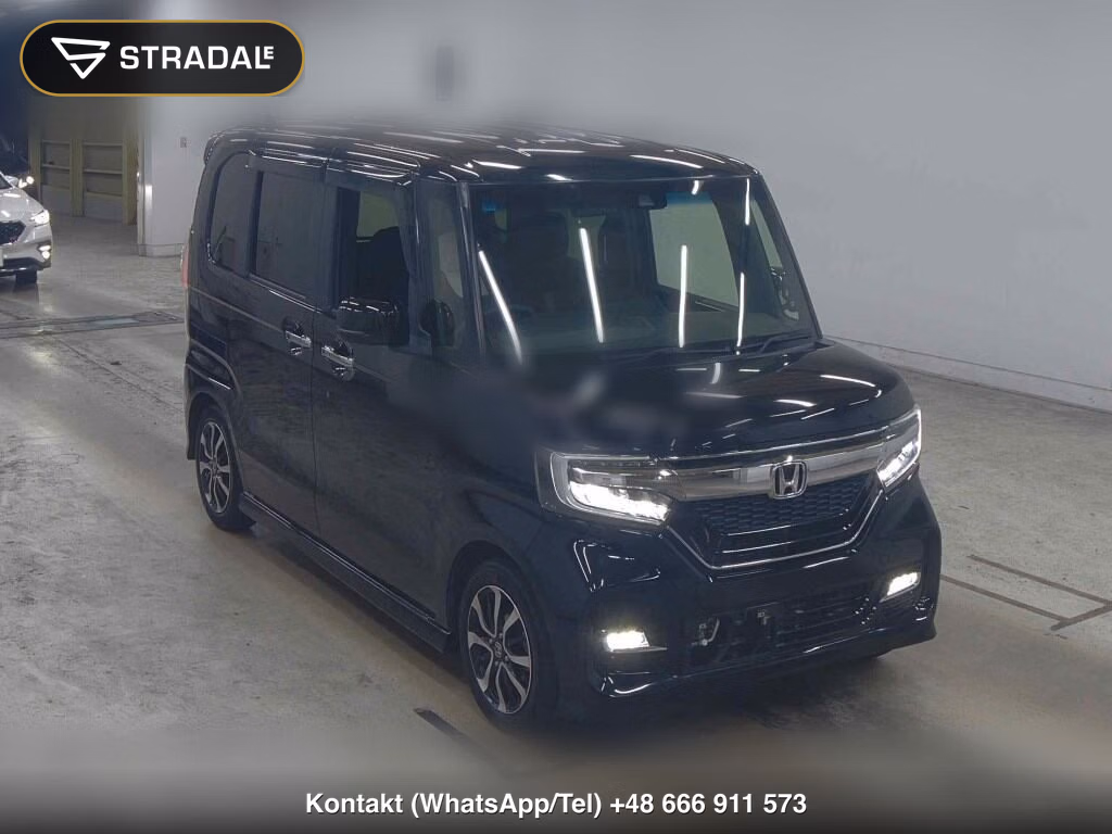 HONDA N-BOX CUSTOM G・L HONDA SENSING 2018, aukcja z Japonii, zdjęcie 1