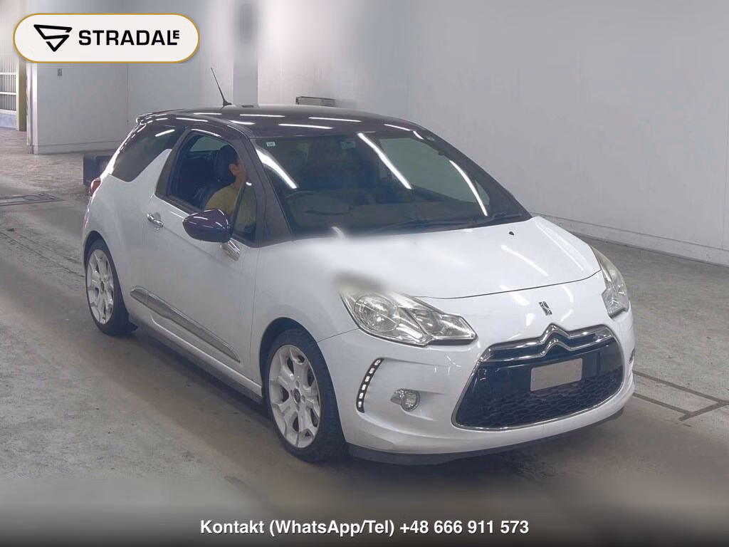 CITROEN DS3 SPORT CHIC ULTRAMARINE 2013, aukcja z Japonii, zdjęcie 1