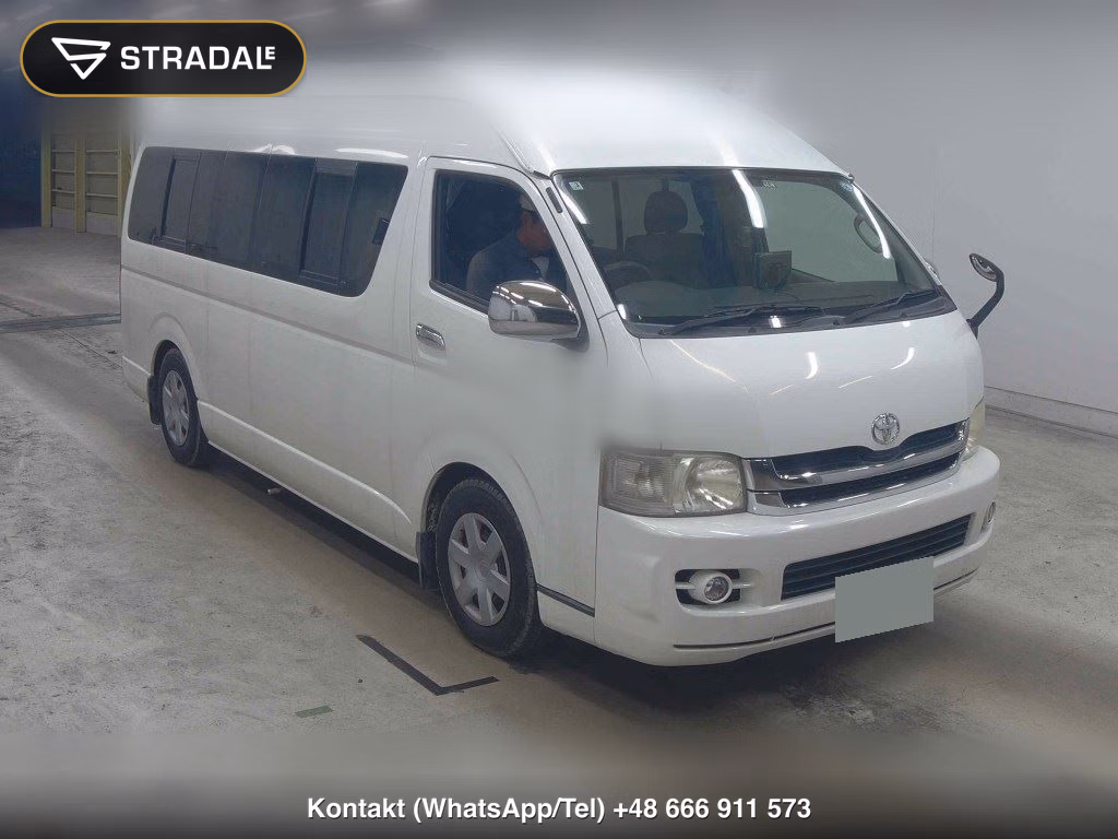 TOYOTA HIACE VAN 4D CAMPING 2009, aukcja z Japonii, zdjęcie 1