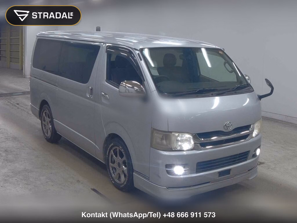 TOYOTA HIACE VAN 5D LONG SUPER GL 2008, aukcja z Japonii, zdjęcie 1