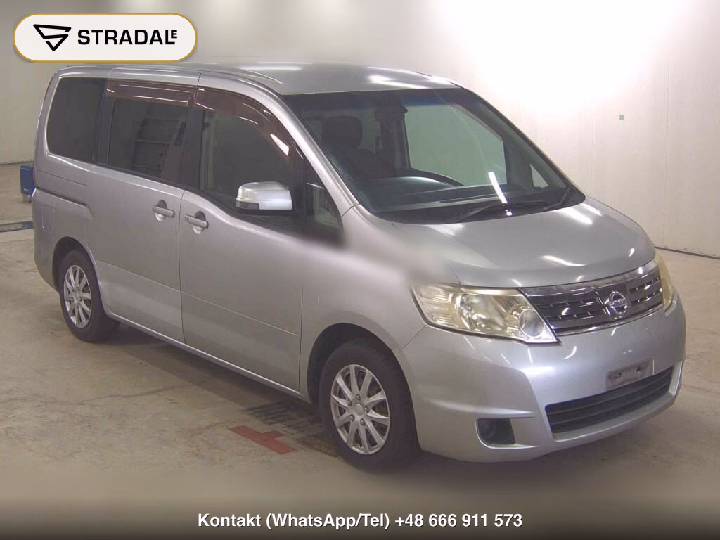 NISSAN SERENA 5D 20S 2008, aukcja z Japonii, zdjęcie 1
