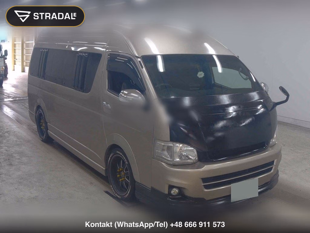 TOYOTA HIACE VAN 4D SUPER LONG DX 2011, aukcja z Japonii, zdjęcie 1