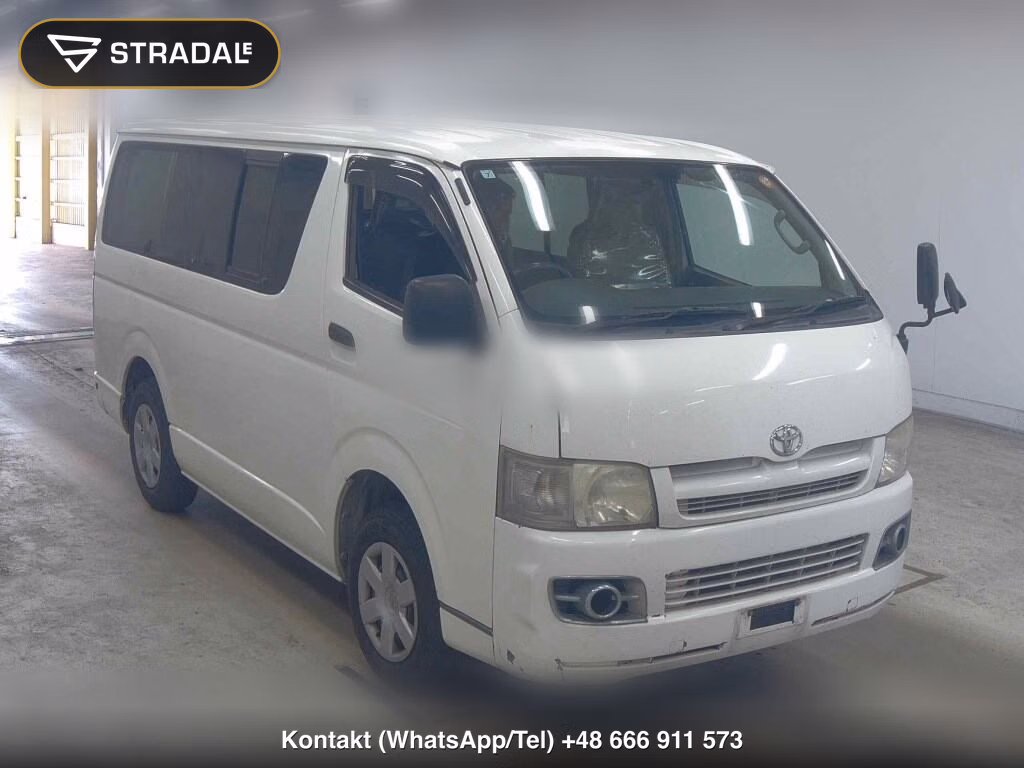 TOYOTA HIACE VAN 4D 4WD DX 2007, aukcja z Japonii, zdjęcie 1