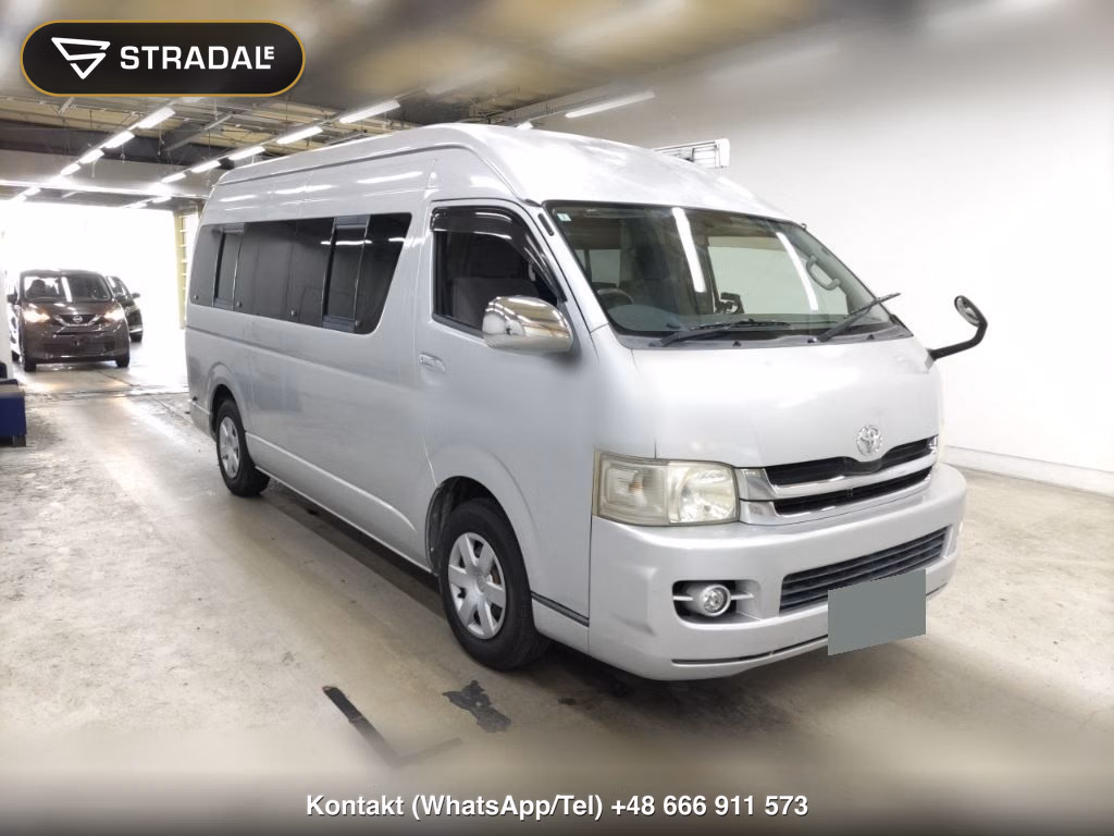 TOYOTA HIACE VAN 4D CAMPING 2008, aukcja z Japonii, zdjęcie 1