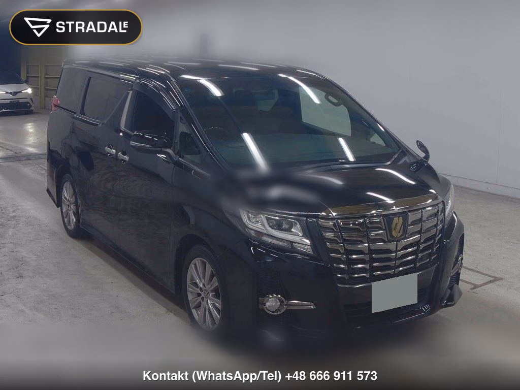 TOYOTA ALPHARD 2.5S A PACKAGE TYPE BLACK 2017, aukcja z Japonii, zdjęcie 1