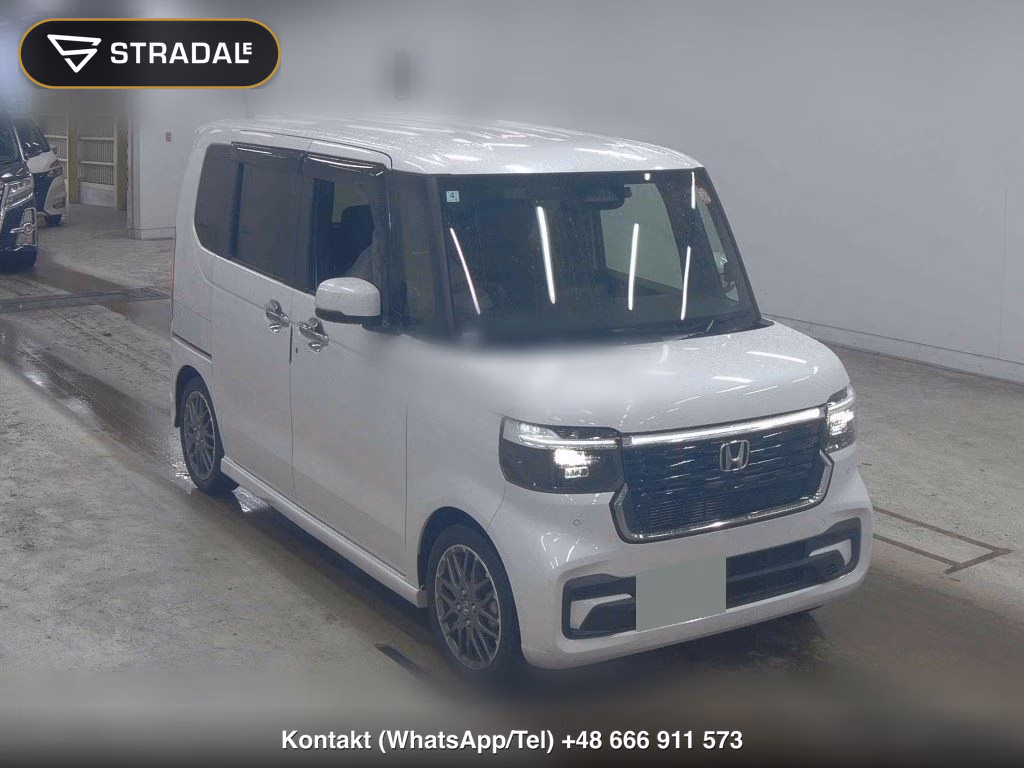 HONDA N-BOX CUSTOM TURBO 2024, aukcja z Japonii, zdjęcie 1