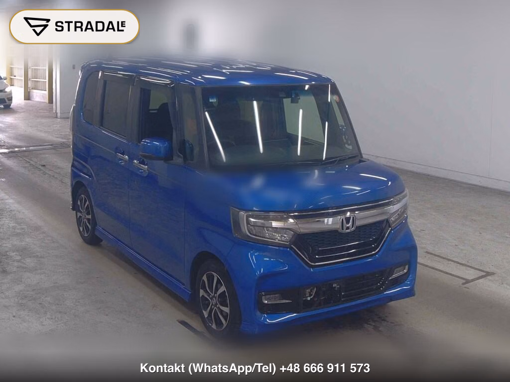 HONDA N-BOX CUSTOM G･L HONDA SENSING 2018, aukcja z Japonii, zdjęcie 1