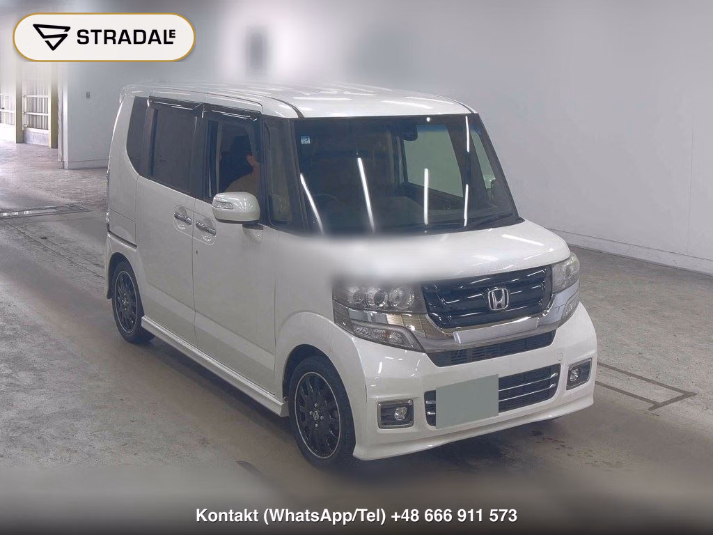 HONDA N-BOX CUSTOM G SS BLACK STYLE PACKAGE 2017, aukcja z Japonii, zdjęcie 1