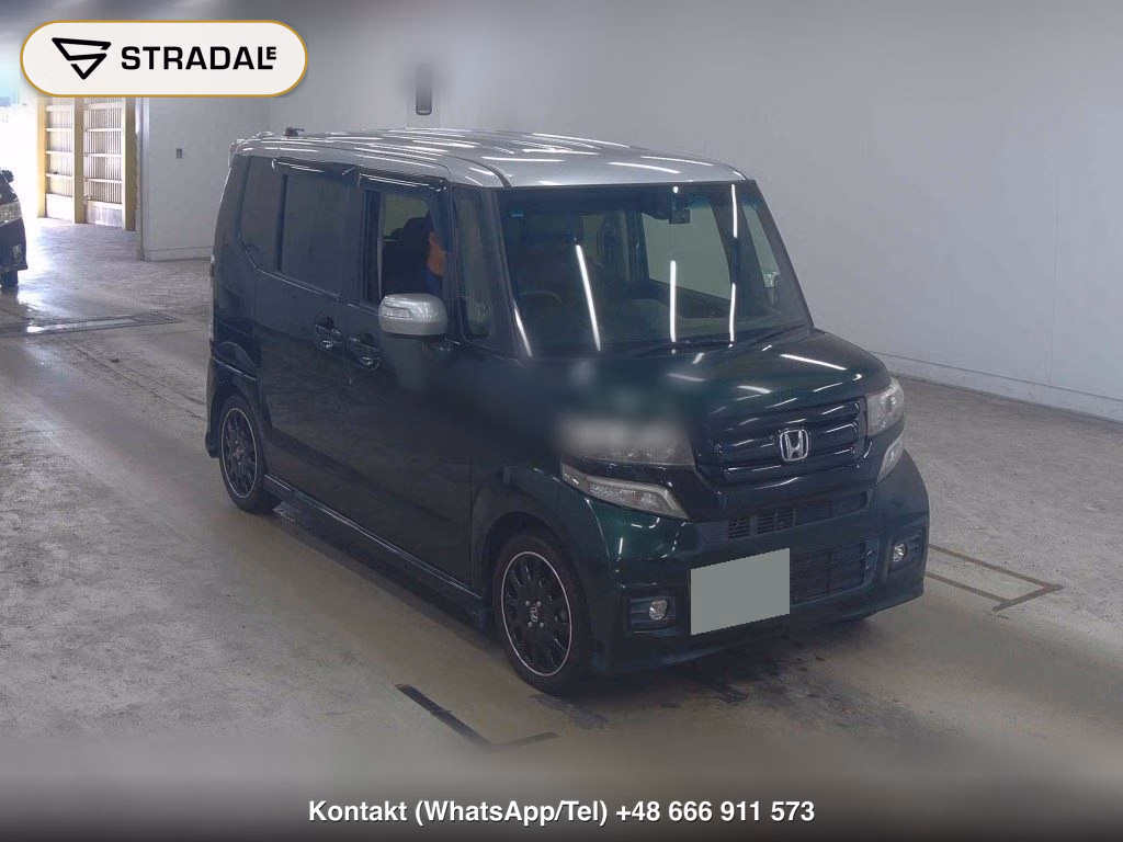 HONDA N-BOX CUSTOM 2TONE COLOR STYLE G･TURBO L PACKAGE 2016, aukcja z Japonii, zdjęcie 1
