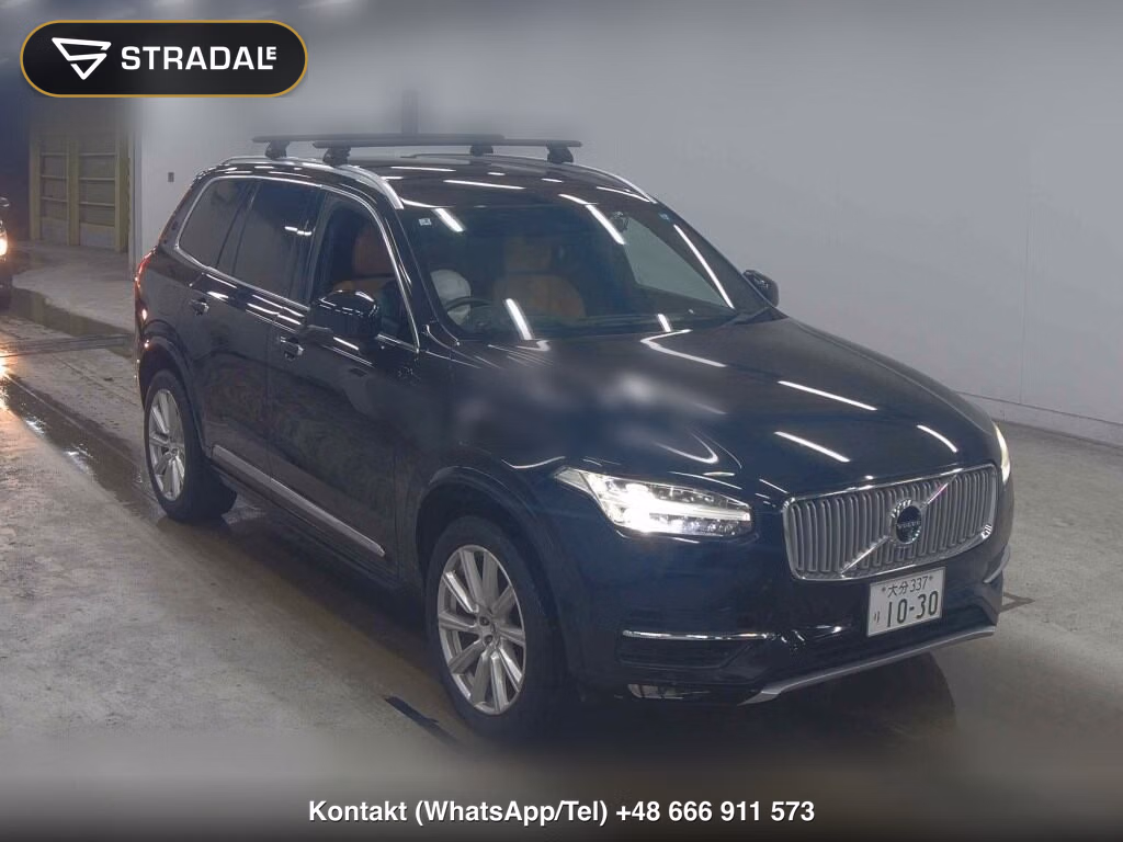 VOLVO XC90 4WD T6 AWD INSCRIPTION 2016, aukcja z Japonii, zdjęcie 1