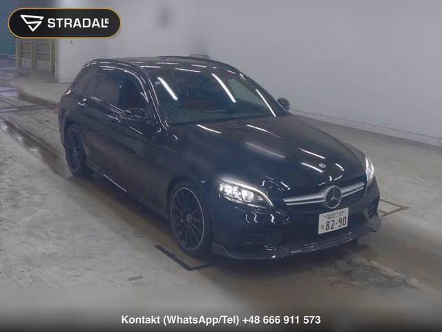 MERCEDES AMG C-CLASS STATIONWAGON 4WD C43 4MATIC STATIONWAGON 2019, samochód z aukcji Japonii