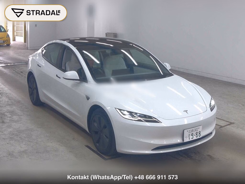 TESLA MODEL 3 4WD LONG RANGE 2024, aukcja z Japonii, zdjęcie 1