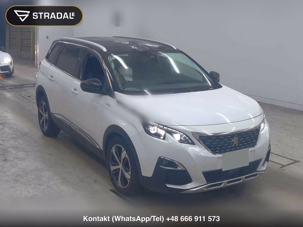 PEUGEOT SUV 5008 GT LINE BLUE HDI 2020, aukcja z Japonii, zdjęcie 1
