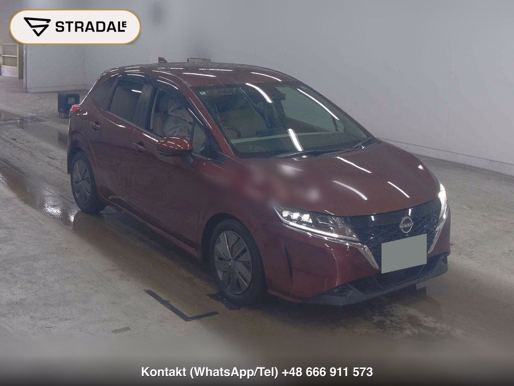 NISSAN NOTE X AIRY GRAY EDITION 2022, aukcja z Japonii, zdjęcie 1