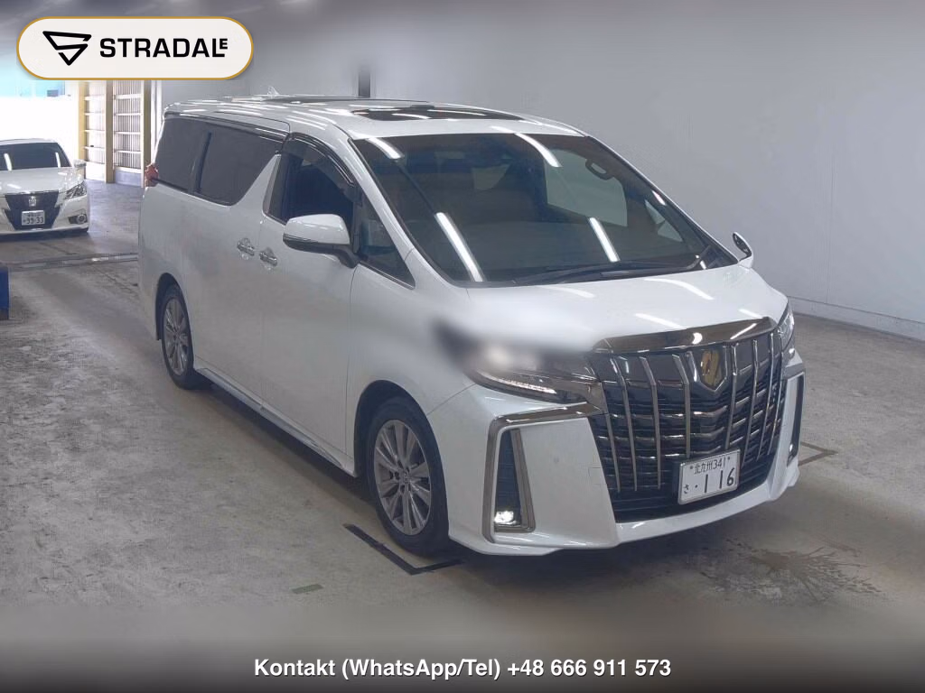 TOYOTA ALPHARD S TYPE GOLDⅢ 2022, aukcja z Japonii, zdjęcie 1