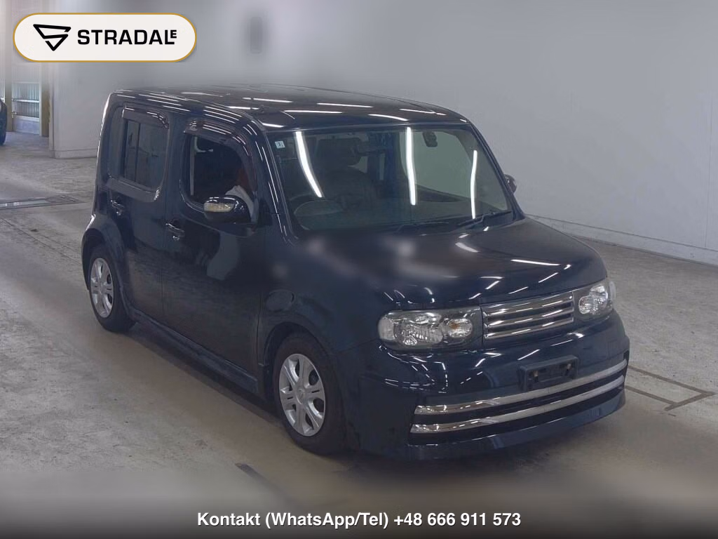 NISSAN CUBE RIDER BLACK LINE 2012, aukcja z Japonii, zdjęcie 1