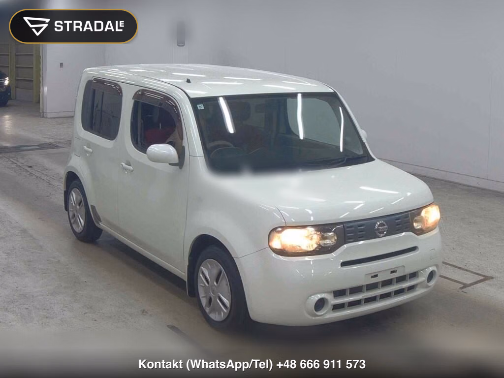 NISSAN CUBE 15X PARTY RED SELECTION 2011, aukcja z Japonii, zdjęcie 1