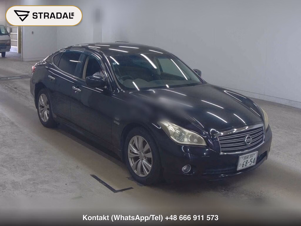 NISSAN FUGA HYBRID VIP PACKAGE 2011, aukcja z Japonii, zdjęcie 1