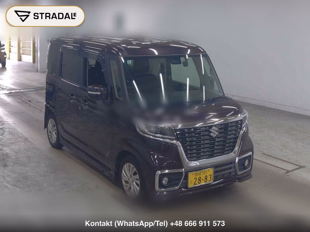 SUZUKI SPACIA CUSTOM HYBRID GS 2018, aukcja z Japonii, zdjęcie 1