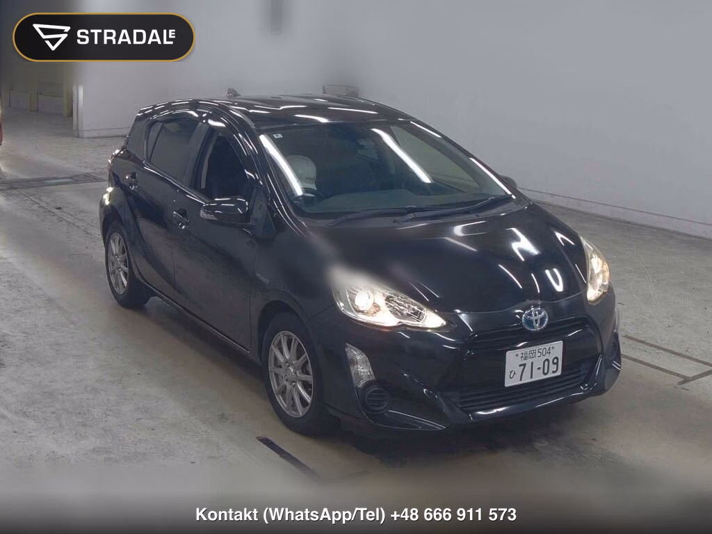 TOYOTA AQUA G BLACK SOFT LEATHER SELECTION 2016, aukcja z Japonii, zdjęcie 1