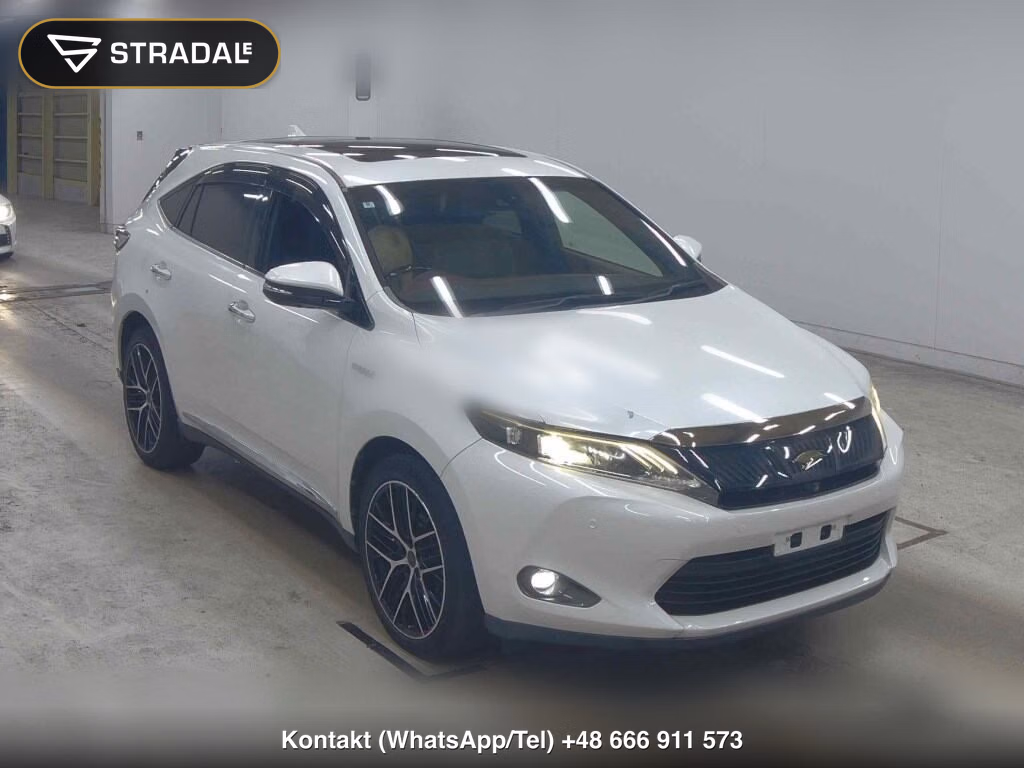 TOYOTA HARRIER HYBRID 4WD PREMIUM ADVANCED PACKAGE 2014, aukcja z Japonii, zdjęcie 1