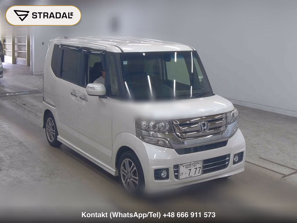 HONDA N-BOX CUSTOM G･L PACKAGE 2016, aukcja z Japonii, zdjęcie 1