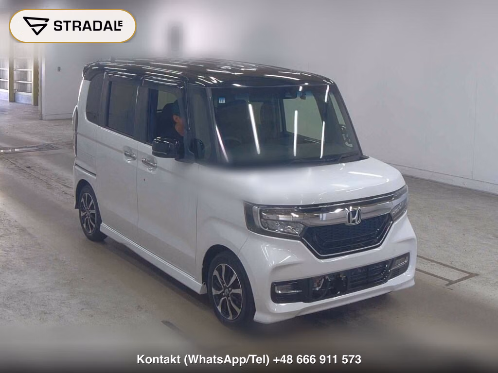 HONDA N-BOX CUSTOM G・L HONDA SENSING 2019, aukcja z Japonii, zdjęcie 1