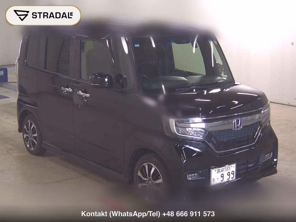 HONDA N-BOX CUSTOM G・L HONDA SENSING 2018, aukcja z Japonii, zdjęcie 1