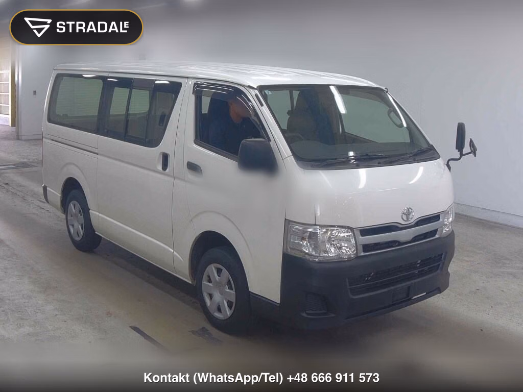 TOYOTA HIACE VAN 5D 2013, aukcja z Japonii, zdjęcie 1