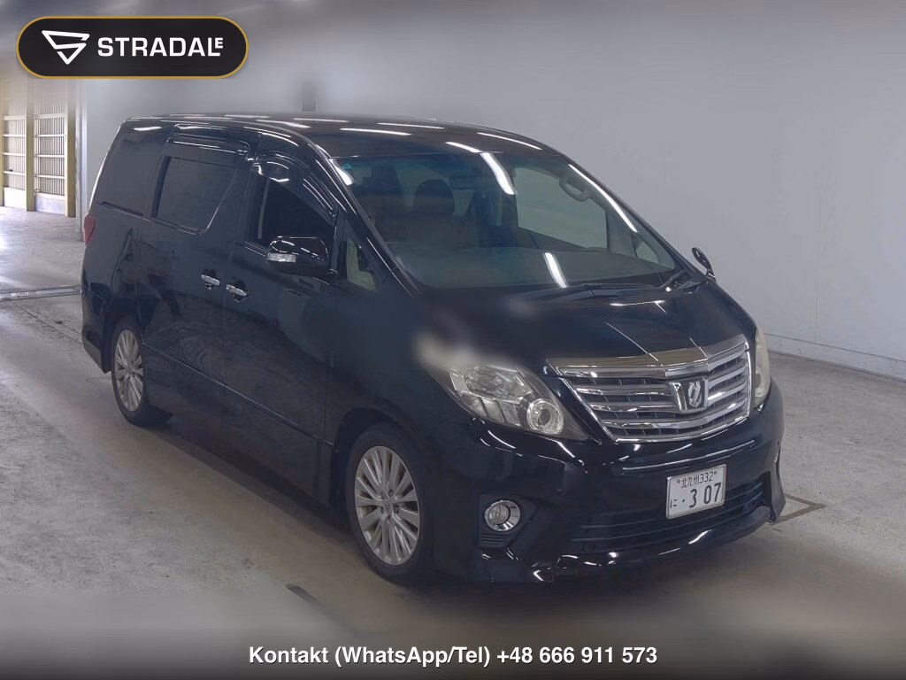 TOYOTA ALPHARD 240S 2012, aukcja z Japonii, zdjęcie 1
