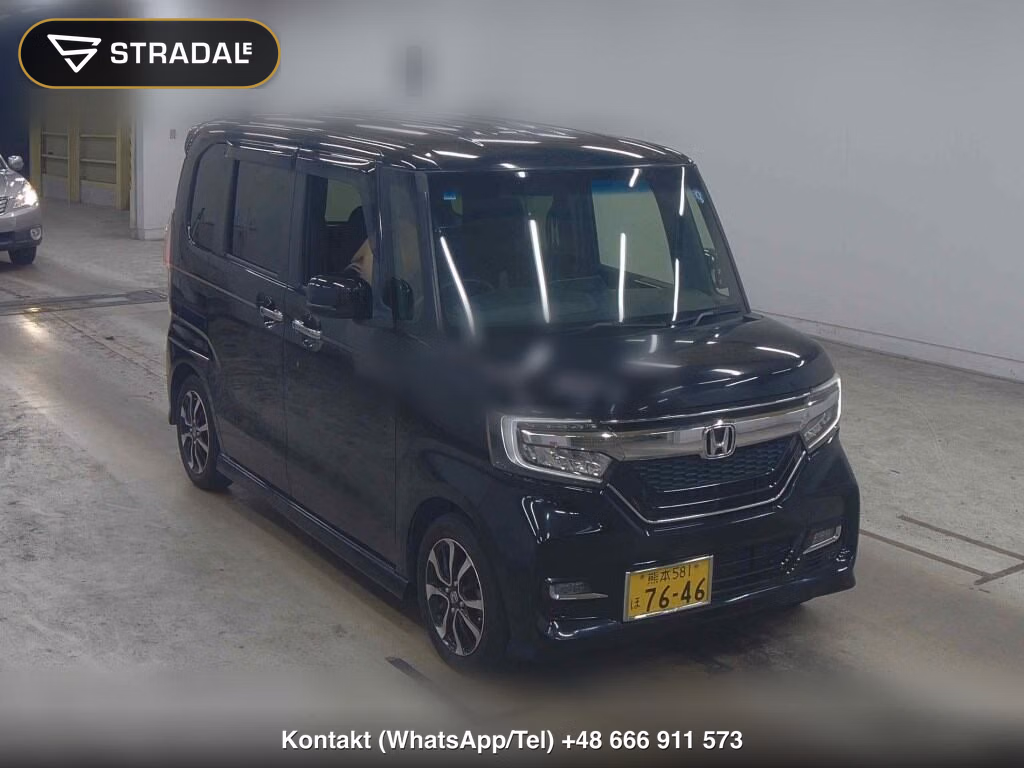 HONDA N-BOX CUSTOM G・L 2018, aukcja z Japonii, zdjęcie 1