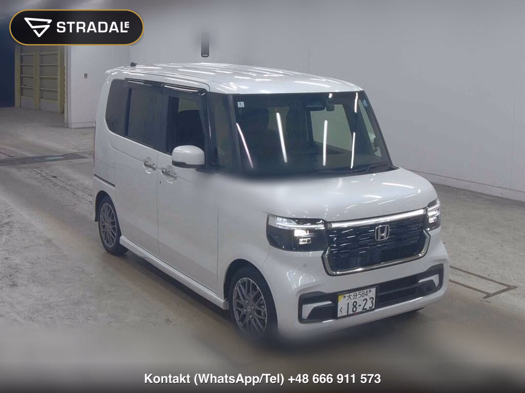 HONDA N-BOX CUSTOM TURBO 2024, aukcja z Japonii, zdjęcie 1