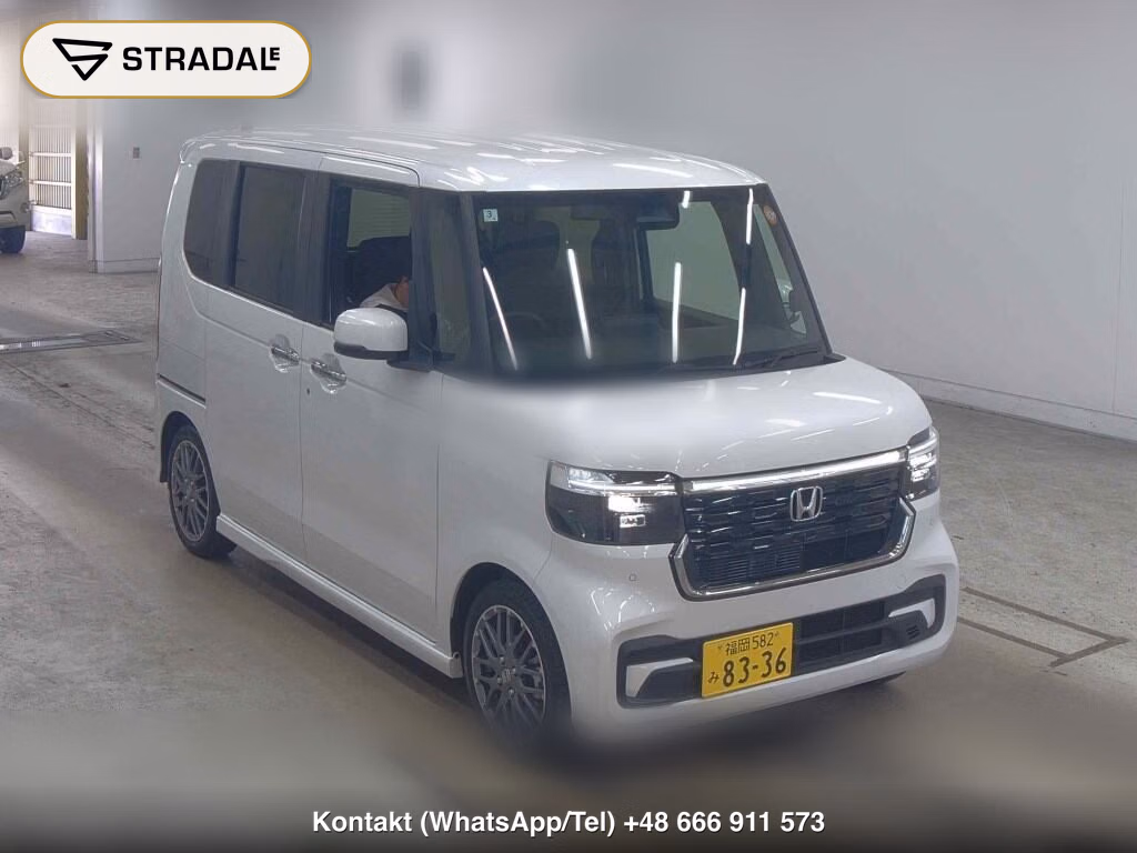 HONDA N-BOX CUSTOM TURBO 2025, aukcja z Japonii, zdjęcie 1