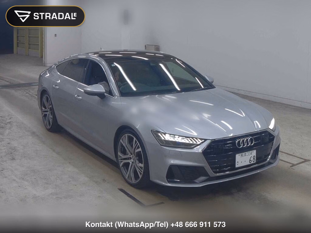 AUDI A7 SPORTBACK 4WD 55TFSI QUATTRO S LINE 2019, aukcja z Japonii, zdjęcie 1