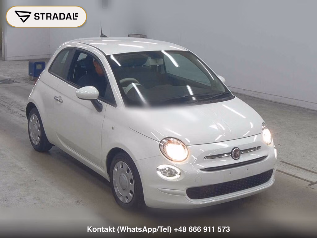 FIAT 500 TWIN AIR CULT 2021, aukcja z Japonii, zdjęcie 1