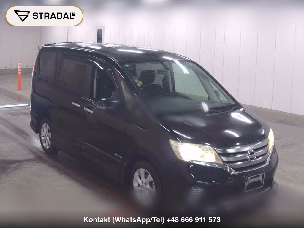 NISSAN SERENA 5D HIGHWAY STAR S-HYBRID AERO MODE 2013, aukcja z Japonii, zdjęcie 1