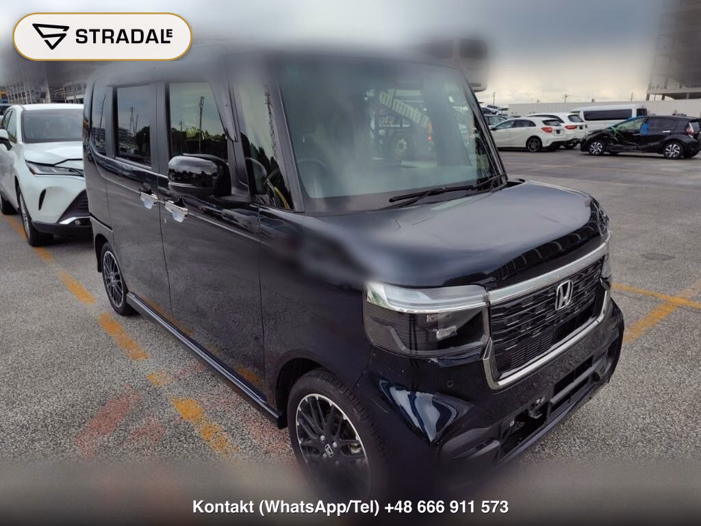 HONDA N-BOX CUSTOM TURBO COORDINATE STYLE MONO TONE 2025, aukcja z Japonii, zdjęcie 1