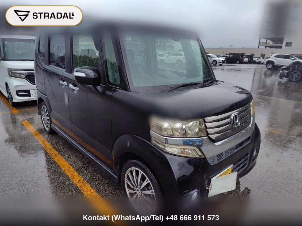 HONDA N-BOX CUSTOM TURBO SS PACKAGE 2014, aukcja z Japonii, zdjęcie 1