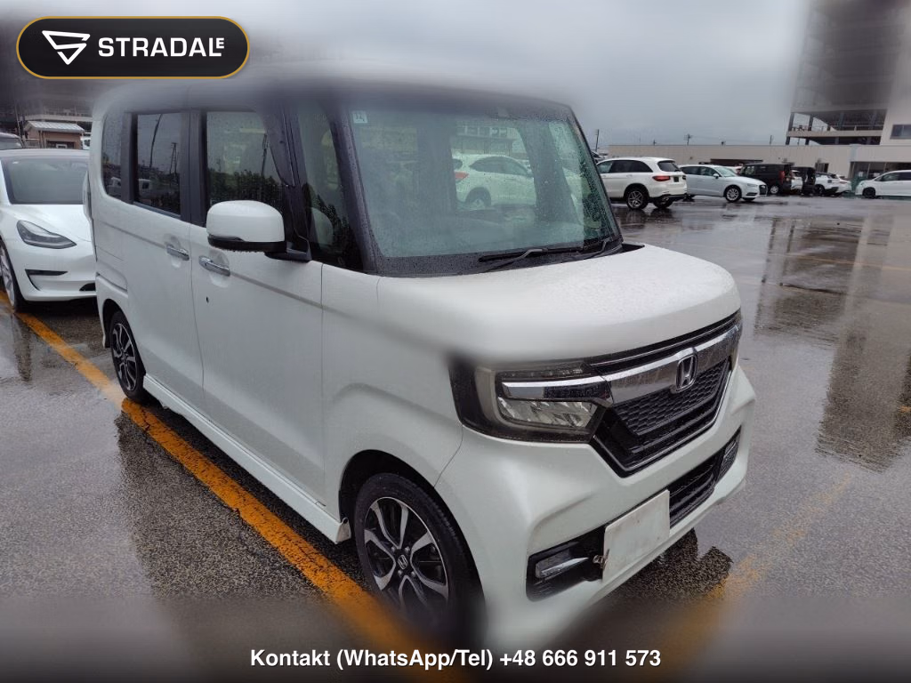 HONDA N-BOX CUSTOM G・L HONDA SENSING 2018, aukcja z Japonii, zdjęcie 1