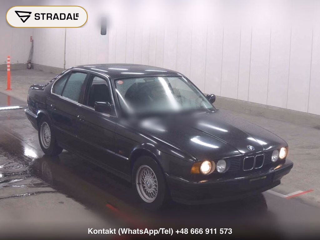 BMW 5 SERIES 4D 525I 1990, aukcja z Japonii, zdjęcie 1