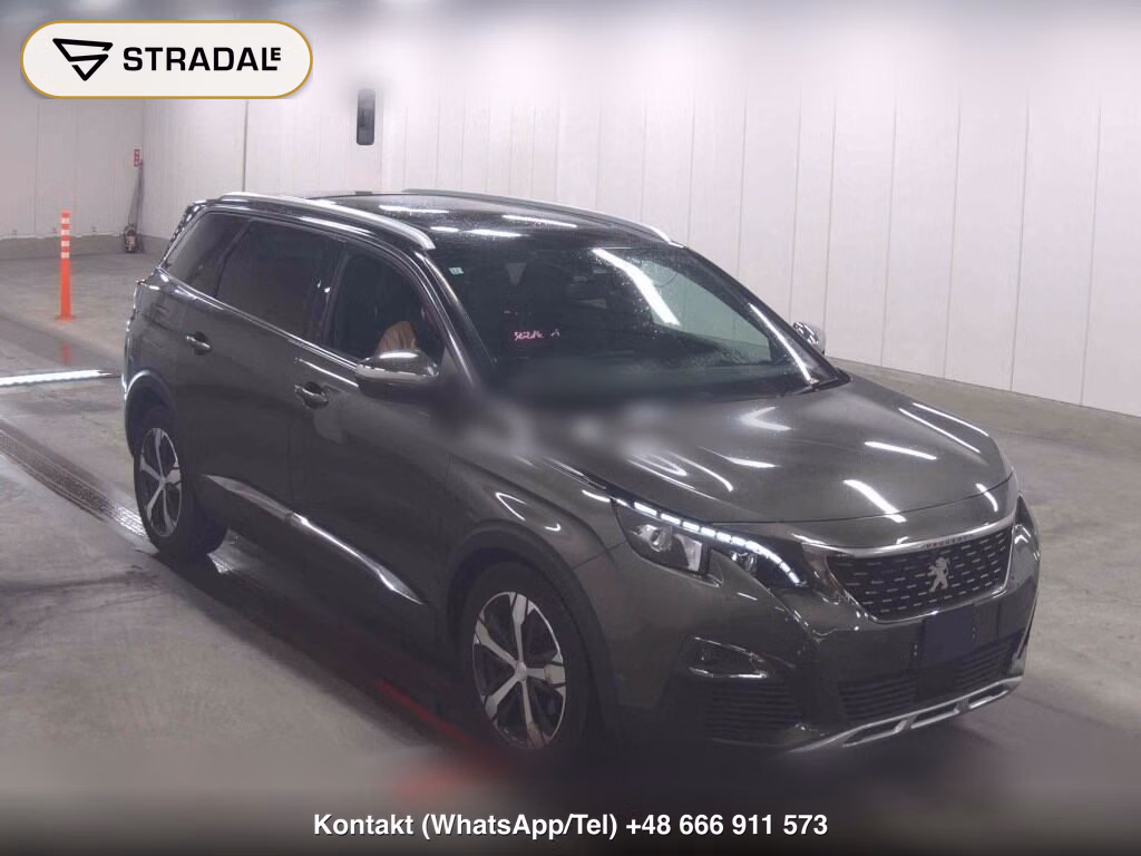 PEUGEOT 5008 GT BLUE HDI 2019, aukcja z Japonii, zdjęcie 1