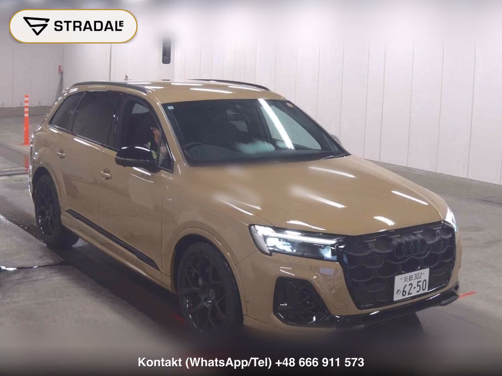 AUDI Q7 4WD 55TFSI QUATTRO S LINE 2025, aukcja z Japonii, zdjęcie 1