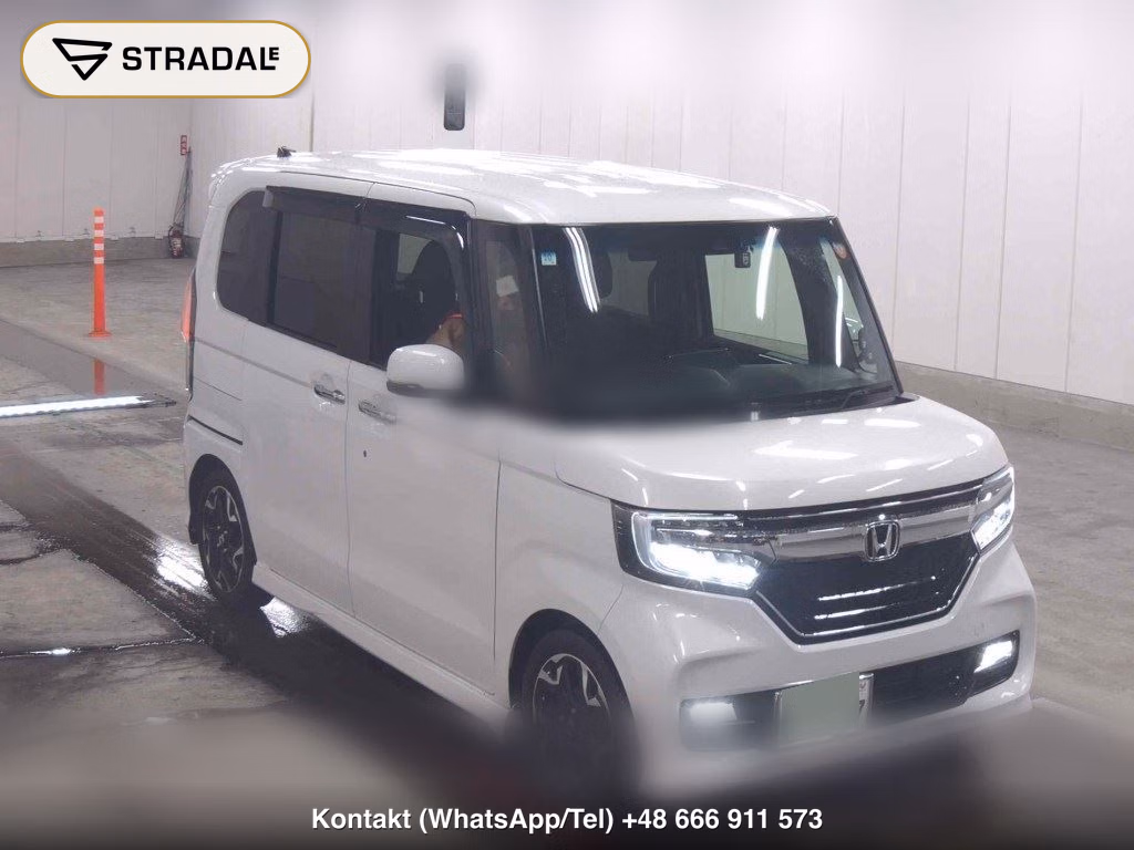 HONDA N-BOX CUSTOM G・L TURBO HONDA SENSING 2018, aukcja z Japonii, zdjęcie 1